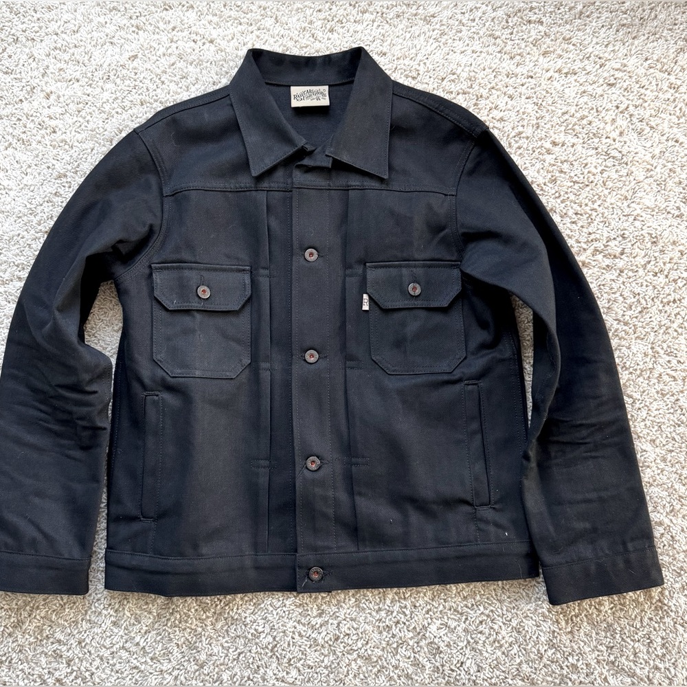 Railcar Fine Goods Black Denim Jacket